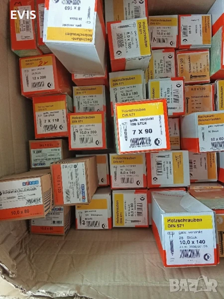 Винтове за дърво с шестостенна глава, патентни винтове – Внос от Германия 🔩, снимка 1