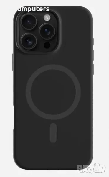 Калъф Liquid Silica MagSafe за iPhone 16 Pro 6.3 / Черен / + Протектор Баркод : 3131533, снимка 1