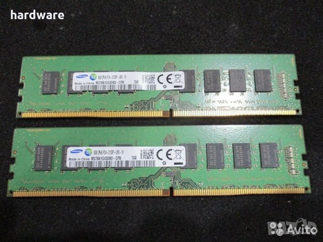 десктоп ram ddr4 samsung 2x8gb 2133mhz kit, снимка 1