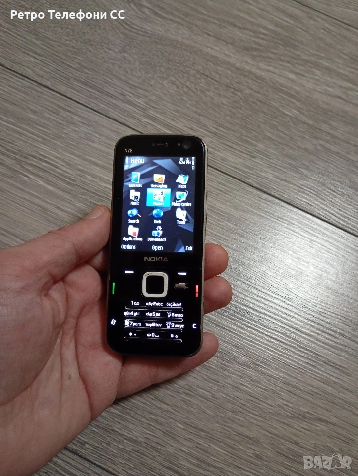 Nokia N78 Black, снимка 1