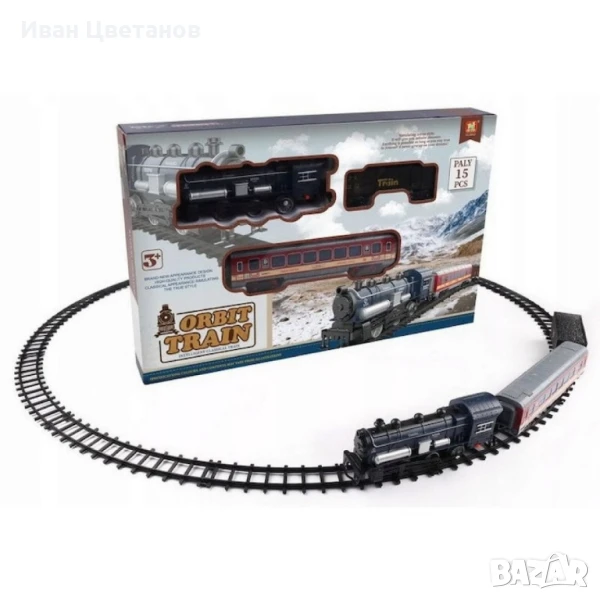 Електрическо детско влакче Orbit Train - 15 части, снимка 1