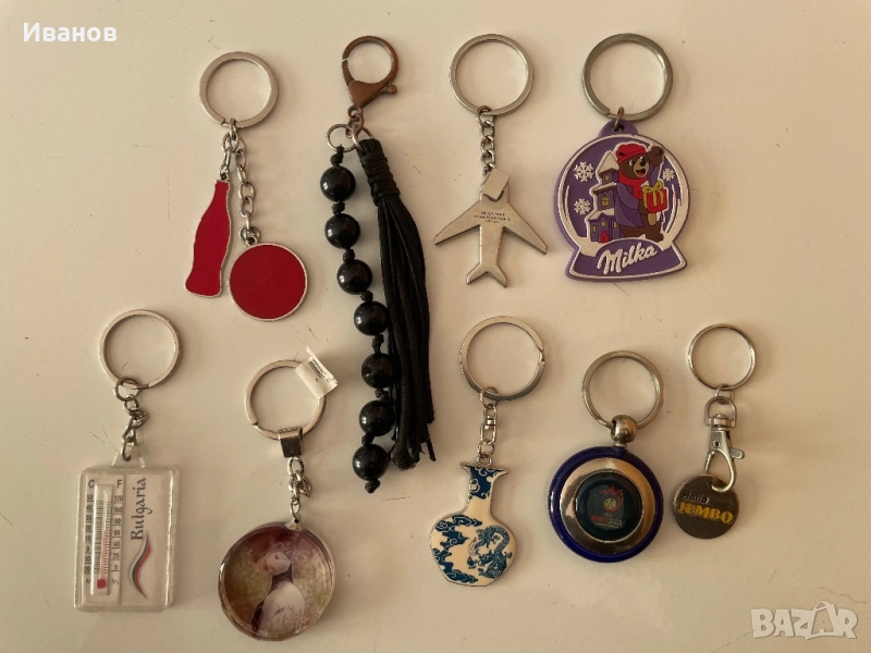 Лот ключодържатели - 9 бр., снимка 1