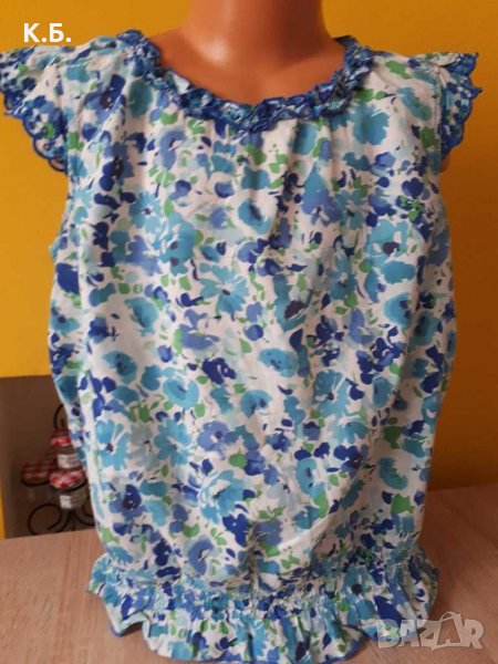 Блузка цветя  р-р 146/152, снимка 1
