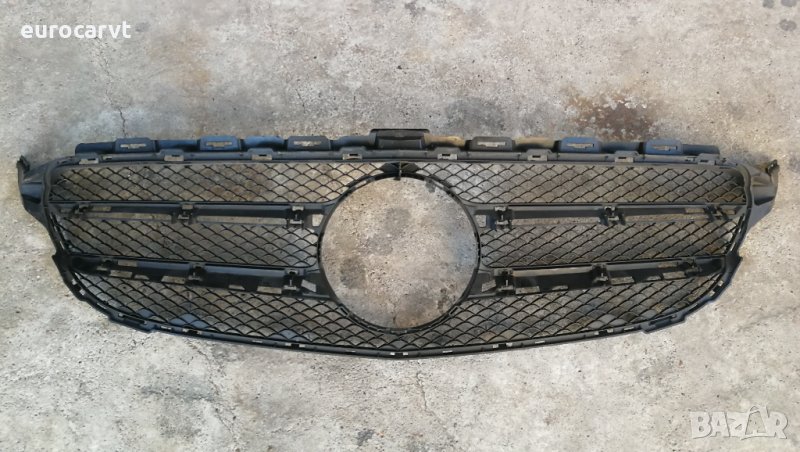 Централна решетка в предна броня за Mercedes C Class W205 - A2058803783, снимка 1