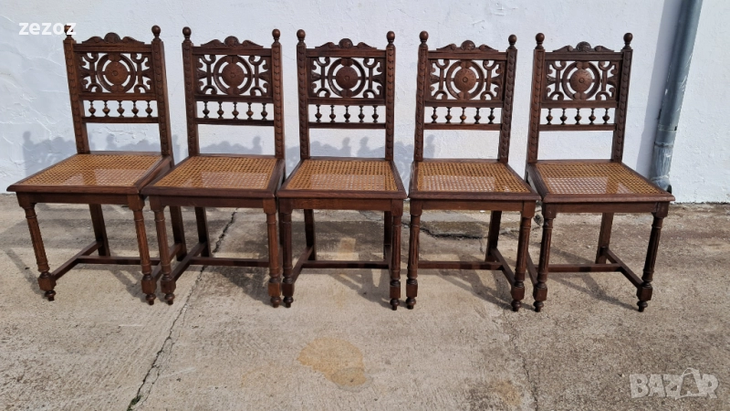 Столове-масив 5бр.№037, снимка 1