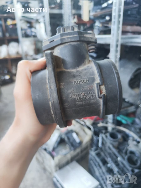 Дебитомер за Fiat Marea 1.9 D 0 281 002 144, 0281002144, 464 116 75, 46411675, снимка 1