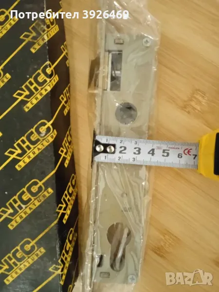 Секретна брава за врата с патрон за алуминиева дограма, снимка 1