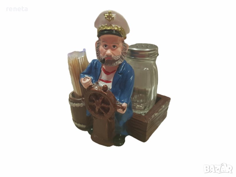 Декорация Ahelos, Солници, Керамичен, Синя, 11х9 см, снимка 1