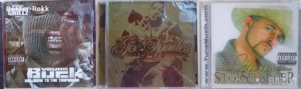 Yung Joc & DJ Ideal + Young Buck + Yuns - оригинални Hip Hop дискове, снимка 1