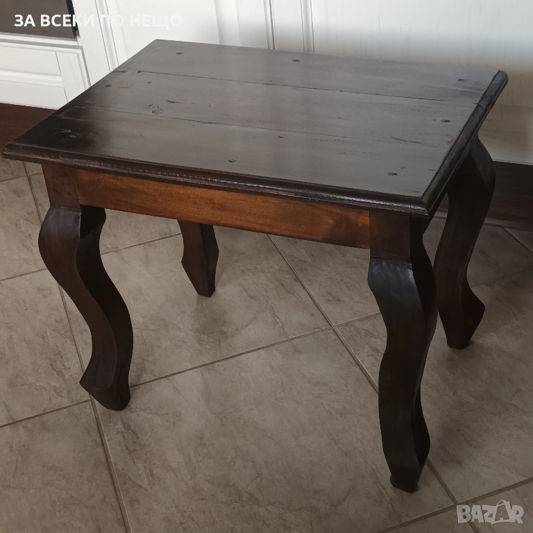 ЧУДЕСНА ВИНТИДЖ МАСИЧКА ПОМОЩНА ОТ МАСИВ МАХАГОН, снимка 1