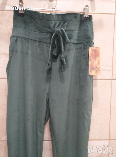 Нов плюшен дамски спортен панталон, снимка 1