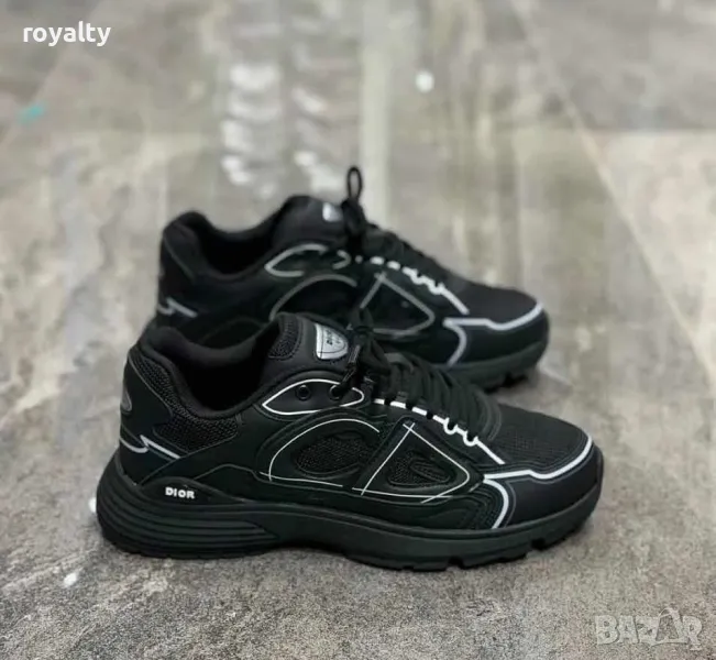 Dior черни мъжки маратонки , снимка 1