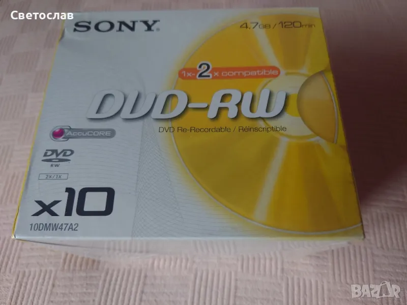 Нови Sony DVD-RW дискове , снимка 1