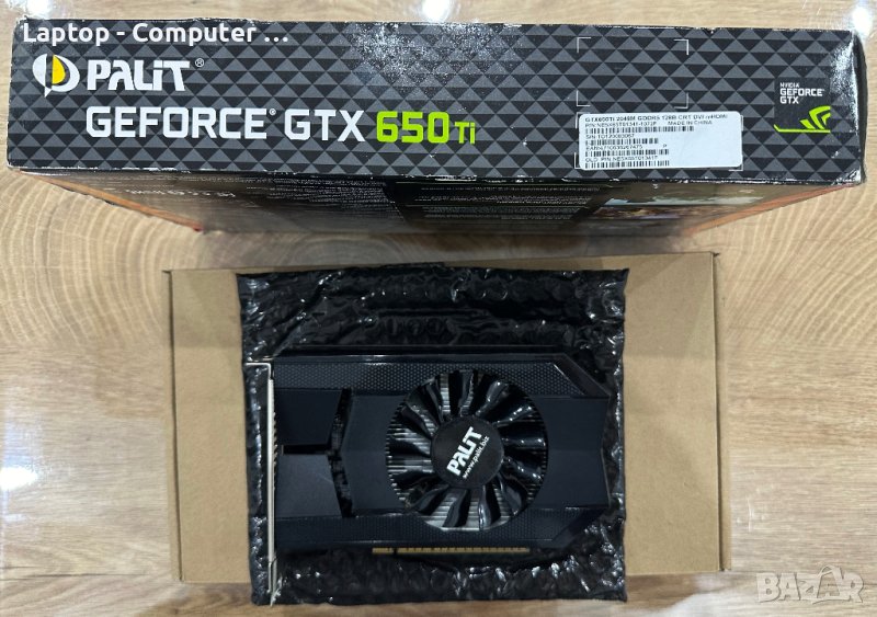 Видео картa PALiT GTX 650 Ti 2GB GDDR5, снимка 1