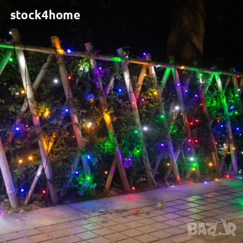 Водоустойчиви Коледни Led лампички Звездно небе - 50 метра 240 светлини, снимка 7 - Лед осветление - 52559953