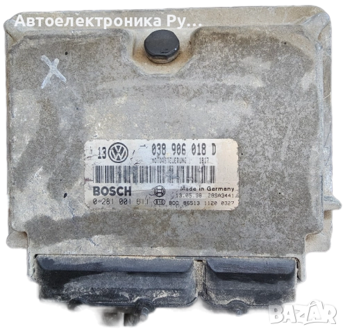 компютър VW VOLKSWAGEN GOLF 1.9 TDI ,038 906 018 D, 038906018D, BOSCH 0 281 001 611, 0281001611 