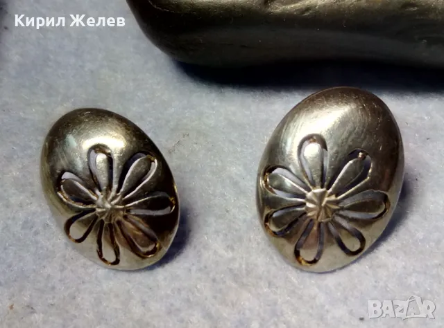 ЧУДЕСНИ АЖУРНИ ФЛОРАЛНИ СРЕБЪРНИ ОБЕЦИ ОКСИДИРАНО СРЕБРО 925 ХУДОЖЕСТВЕНА БИЖУТЕРСКА ИЗРАБОТКА 33982, снимка 8 - Обеци - 50056483