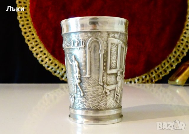 Чаши от калай за ракия Kassack. , снимка 9 - Антикварни и старинни предмети - 37654453