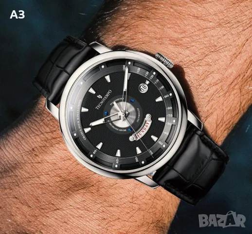 Автоматичен часовник пулсометър "Gradue Pour 30 Pulsations", снимка 2 - Мъжки - 47731262