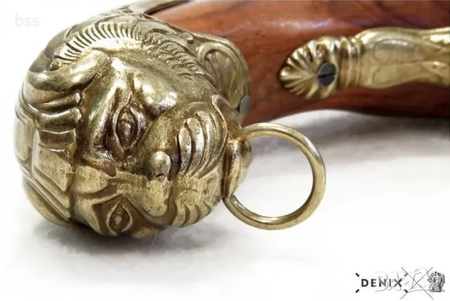 Кремъчен пищов, Германия 18 век, Denix, 1043/L, снимка 4 - Антикварни и старинни предмети - 56166340