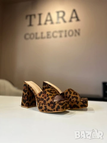 чехли на ток леопардови , снимка 2 - Чехли - 50969793