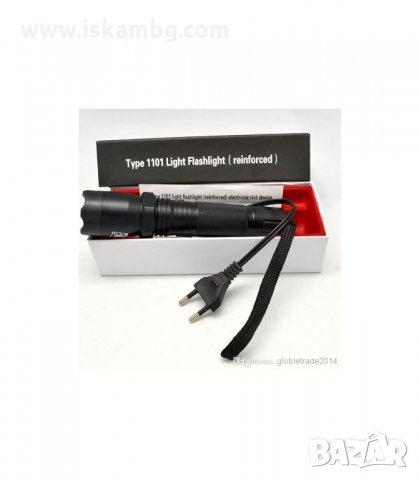 LED ФЕНЕР, ПОЛИЦЕЙСКИ С ЕЛЕКТРОШОК TYPE - код 1101 , снимка 2 - Бойно оръжие - 34079560