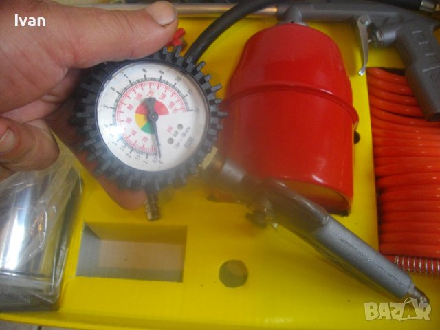 Нов Немски Комплект 5 бр. Пневматични Инструменти Старо Качество 1998г/Пистолет За Боядисване-Италия, снимка 6 - Други инструменти - 42277340