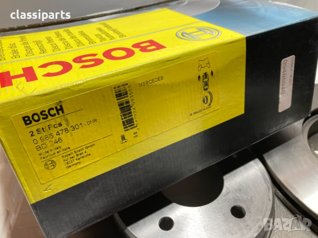 Спирачни дискове BOSCH за Мерцедес Це Класа / MERCEDES-BENZ C-Class W202, S202, снимка 4 - Части - 50657953