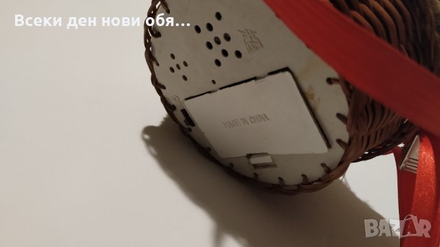 Кошничка с петел - музикална, снимка 2 - Ръчно изработени сувенири - 29198741