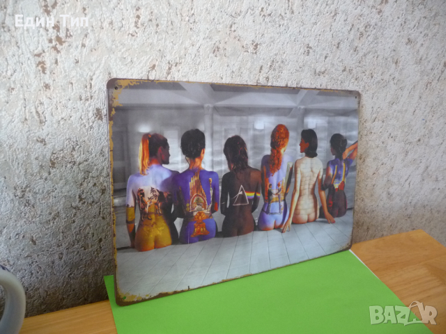 Метална табела Пин Флойд Pink Floyd рок момичета албуми , снимка 2 - Други ценни предмети - 36438182