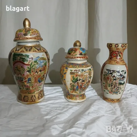 Порцелан,комплект 3 броя- Япония, снимка 1