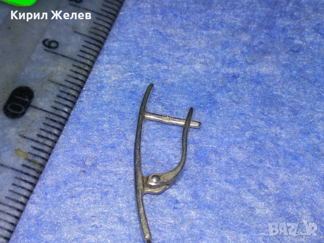 ЕФЕКТНА ФЕШЪН АРТ СКЪПОЦЕННА СРЕБЪРНА ОБЕЦА СРЕБРО 925 с АНГЛИЙСКО ЗАКОПЧАВАНЕ и ЦИРКОНИ 41931, снимка 6 - Обеци - 44721523