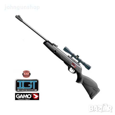 Въздушна пушка GAMO Black Knight IGT кал 5.5 мм с оптика 3-9x40/PRE OREDER , снимка 1 - Въздушно оръжие - 42821548