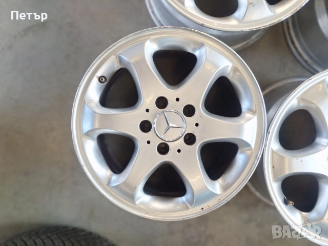 ОРИГИНАЛНИ АЛУМИНИЕВИ ДЖАНТИ МЕРЦЕДЕС E КЛАСА-5x112х66.6-16цола, снимка 3 - Гуми и джанти - 52636606