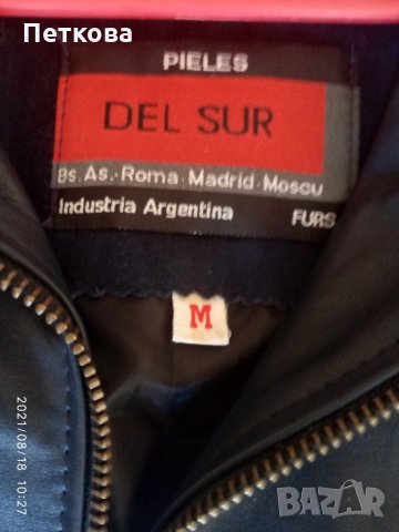 Дамско кожено яке, снимка 6 - Якета - 33848750