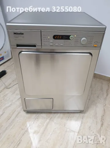 Инокс - Miele T8822C Сушилня - Подсветка - Аларма Миеле 12м Гаранция, снимка 1 - Сушилни - 48351502