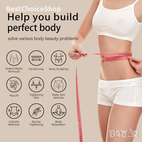 Масажор за целулит, ултразвукова технология за кавитация, USB презареждащ се, снимка 7 - Масажори - 53913923