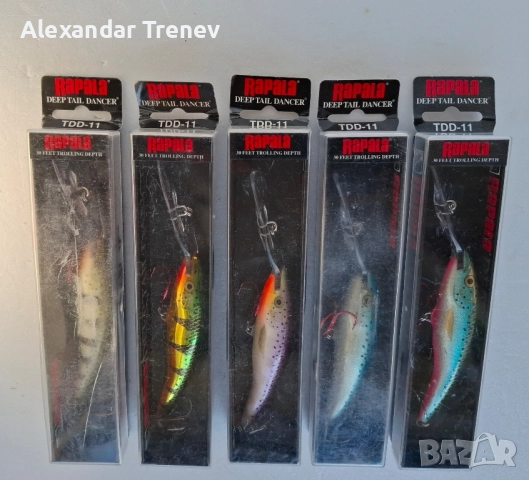 Воблери Rapala TD и TDD, снимка 7 - Такъми - 51503736