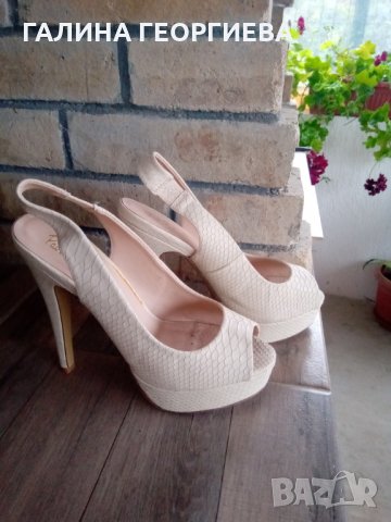 Обувки, снимка 2 - Дамски обувки на ток - 30240108
