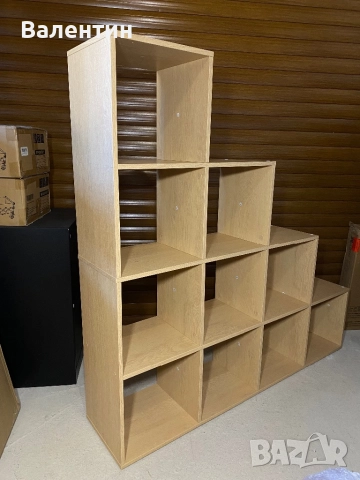 Библиотека  VASAGLE с 10 отделения, снимка 5 - Секции и витрини - 52943484