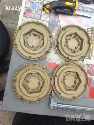 Джанти Speedline 4x108 15 цола с оригинални капачки RONAL Made in Germany, снимка 11 - Гуми и джанти - 52040704