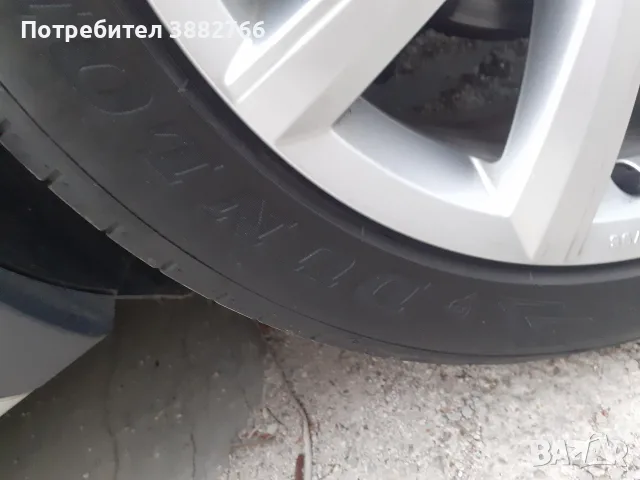 Оригинални джанти 5х112 18цола 8J ет.25 с летни гуми DUNLOP 245 45 18 , снимка 7 - Гуми и джанти - 53503091