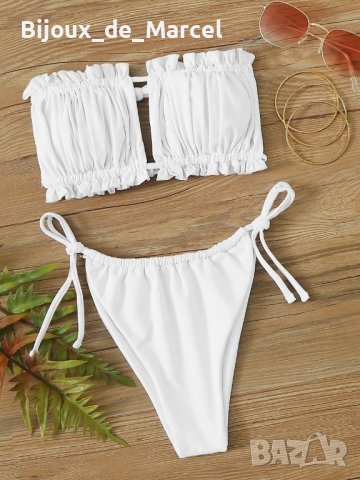 Бански Angentina White - S M L XL размери, снимка 6 - Бански костюми - 37520694