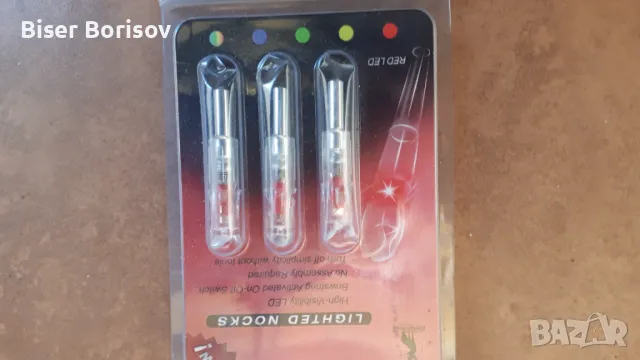 Светещи Нокове за Стрели Арбалет, снимка 2 - Лъкове и арбалети - 49829422