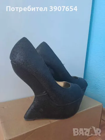 Високи обувки на платформа, снимка 5 - Дамски елегантни обувки - 48151652