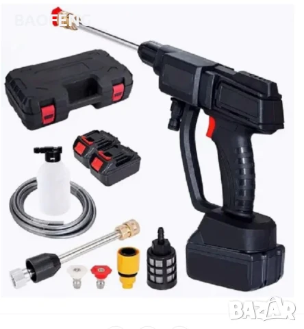 % Промоция 2000w Нова 6000mah 48V 2 батерии АКУМУЛАТОРНА ВОДОСТРУЙКА за кола дом градина 30 bar , снимка 1