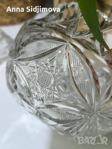 Фруктиера и бонбониера кристал Сливен , снимка 5 - Други - 52858770