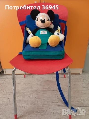 Преносимо, леко, сгъваемо столче за хранене.