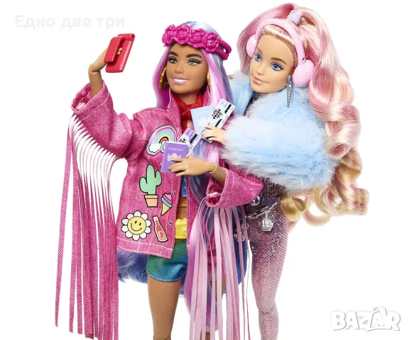 Кукли Barbie - Екстра - 4 модела, снимка 8 - Кукли - 56116930