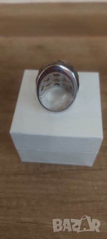 Продавам Кехлибарен пръстен внос от Дубай , снимка 14 - Пръстени - 38757681